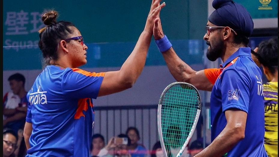 <div class="paragraphs"><p>In a Pool A match, Dipika Pallikal and Harinder Pal Singh Sidhu breezed past Japan's Risa Sugimoto and Tomotaka Endo 2-0 (11-5 11-5), while Anahat Singh teamed up with Abhay Singh to beat Hong Kong's Tsz Wing Tong and Ming Hong Tang in 2-0 (11-10 11-8) in Pool D.</p></div>