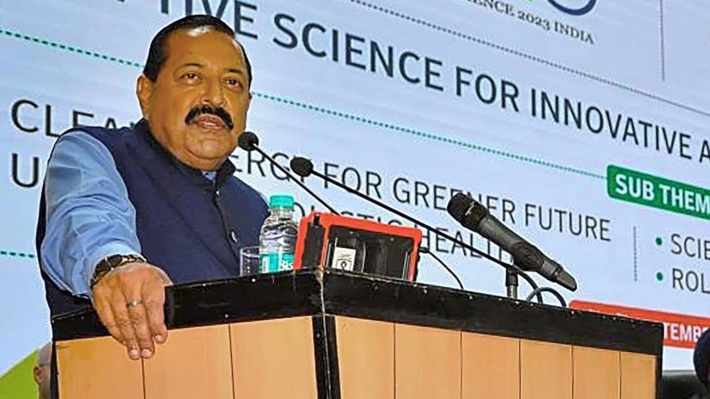 <div class="paragraphs"><p>Union MoS for Science &amp; Technology Jitendra Singh.</p></div>