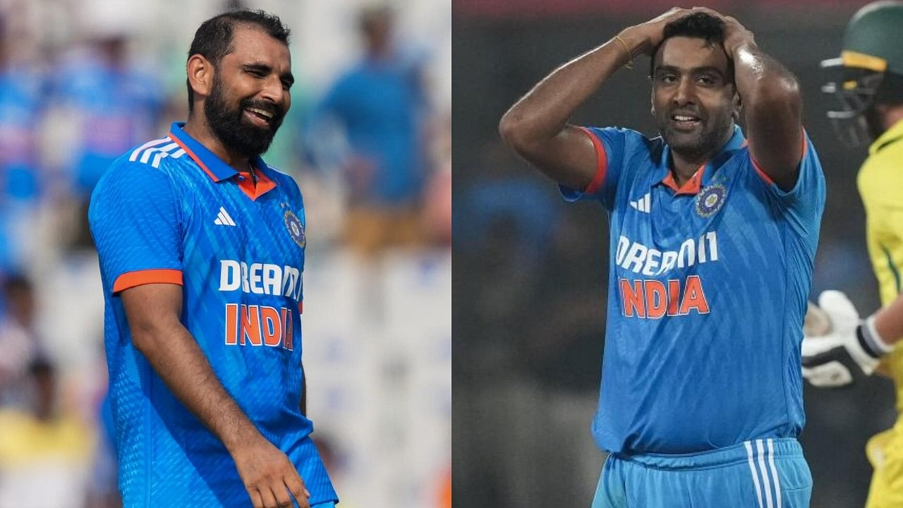 <div class="paragraphs"><p>Mohammed Shami (right) and&nbsp;Ravichandran Ashwin (left).</p></div>