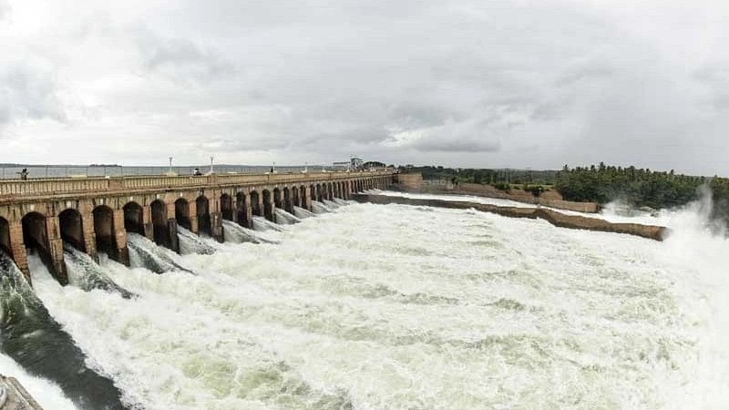 <div class="paragraphs"><p>The KRS dam in Srirangapatna taluk.</p></div>