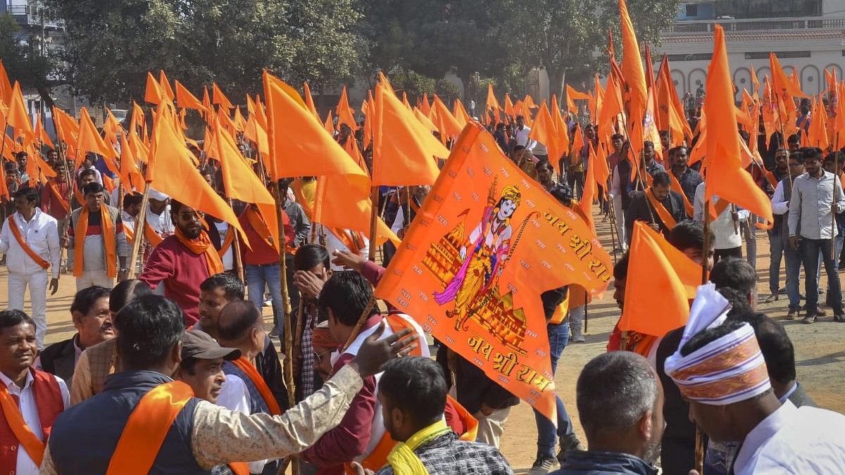 <div class="paragraphs"><p>Representative image showing VHP activists.</p></div>