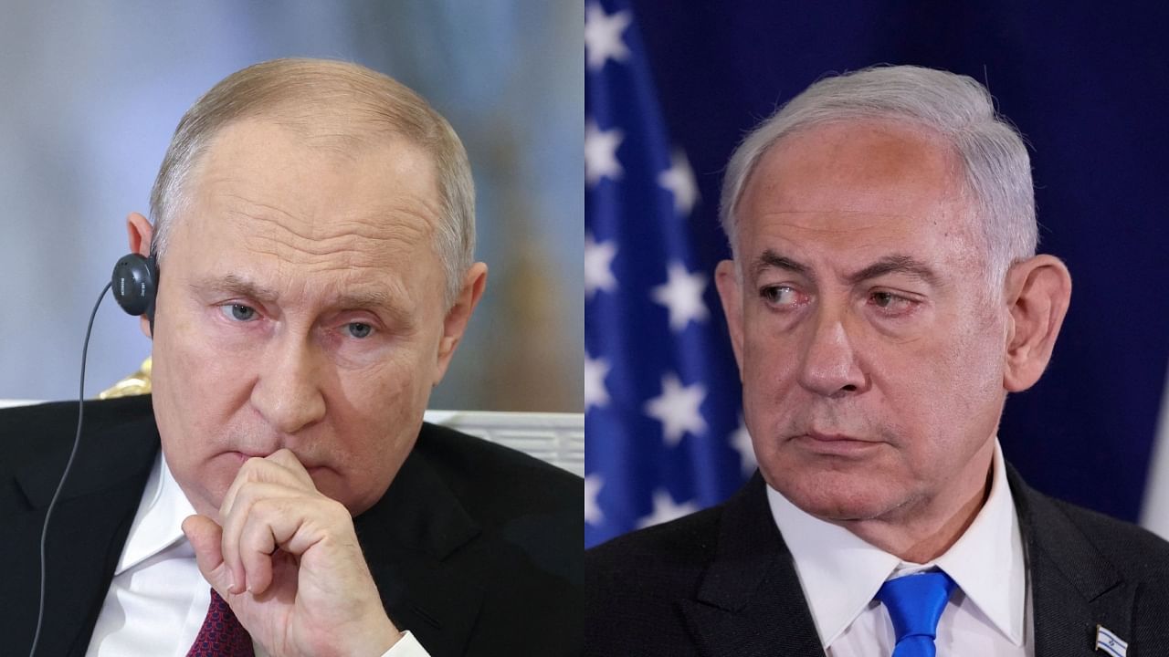 <div class="paragraphs"><p>Russian President Vladimir Putin and Israeli PM Benjamin Netanyahu.</p></div>