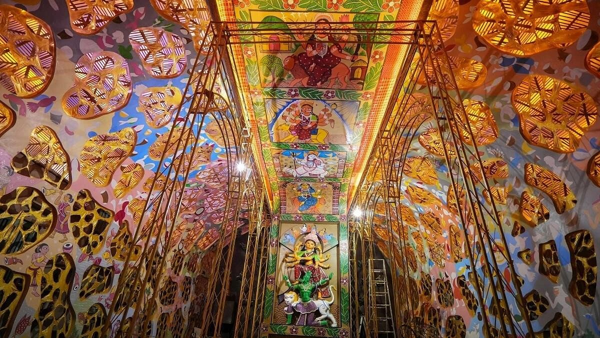 <div class="paragraphs"><p> Representative image of a Durga Puja pandal.</p></div>