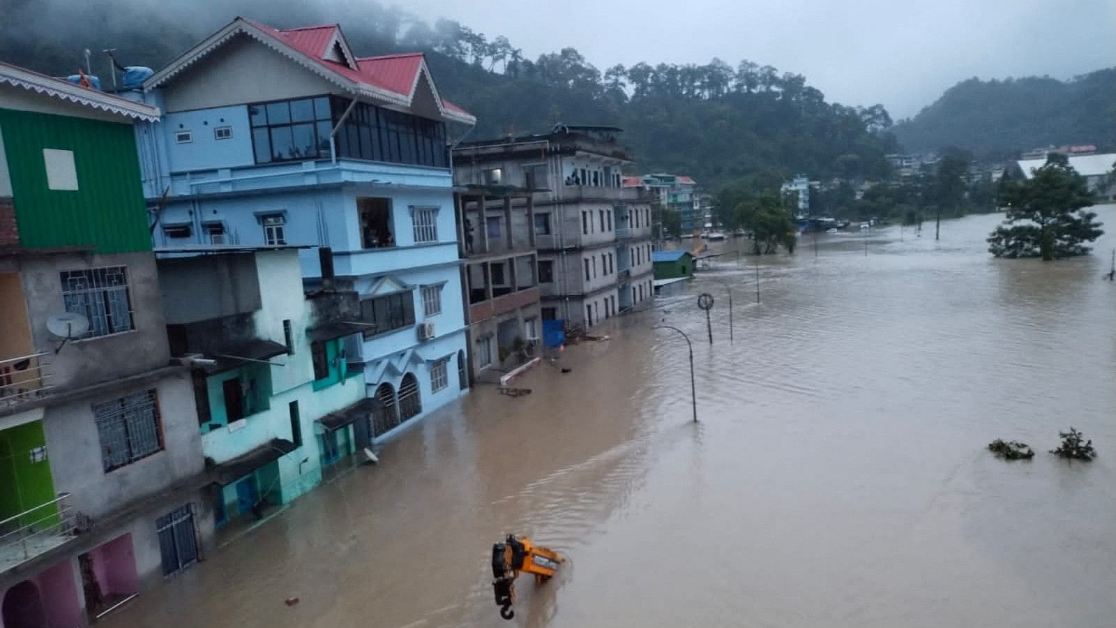 <div class="paragraphs"><p>An area affected by the flood is seen in this  handout image released on October 4, 2023, in Sikkim, India.</p></div>