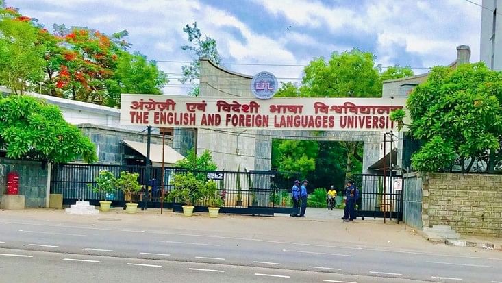 <div class="paragraphs"><p> English and Foreign Languages University (EFLU) at Hyderabad.&nbsp;</p></div>