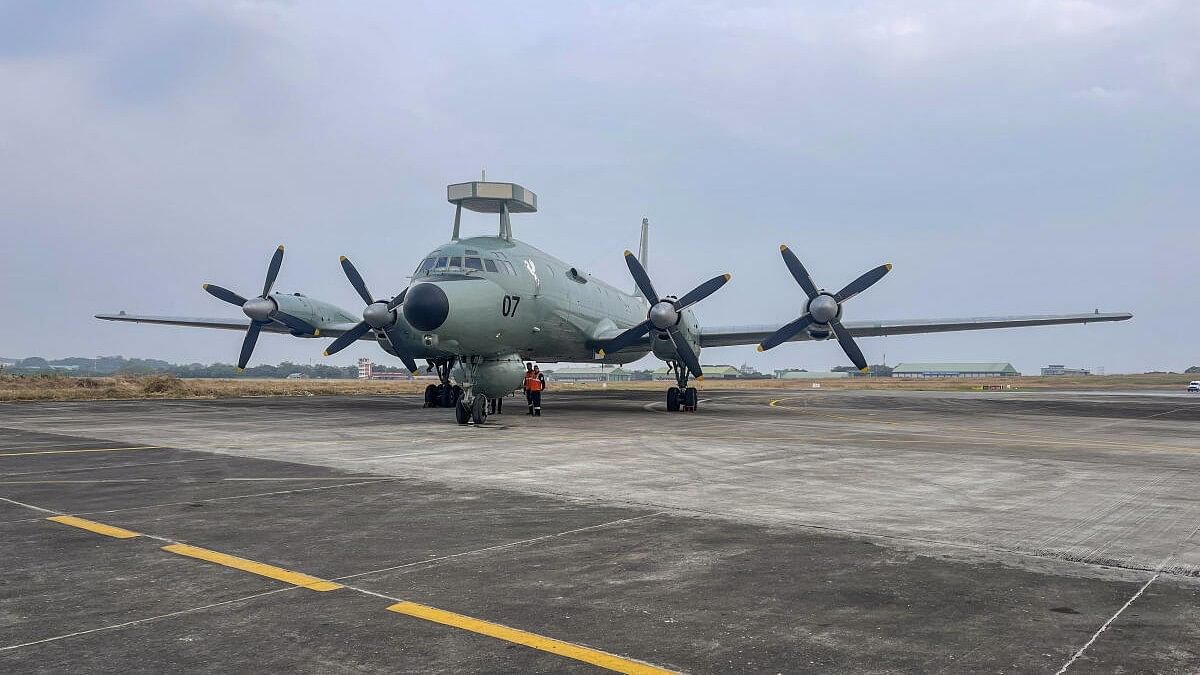 <div class="paragraphs"><p>Indian Navy's IL-38 aircraft, also known as winged stallions, during its drawdown ceremony culminating its 46 years of service, in Goa, Tuesday, Oct. 31, 2023.</p></div>