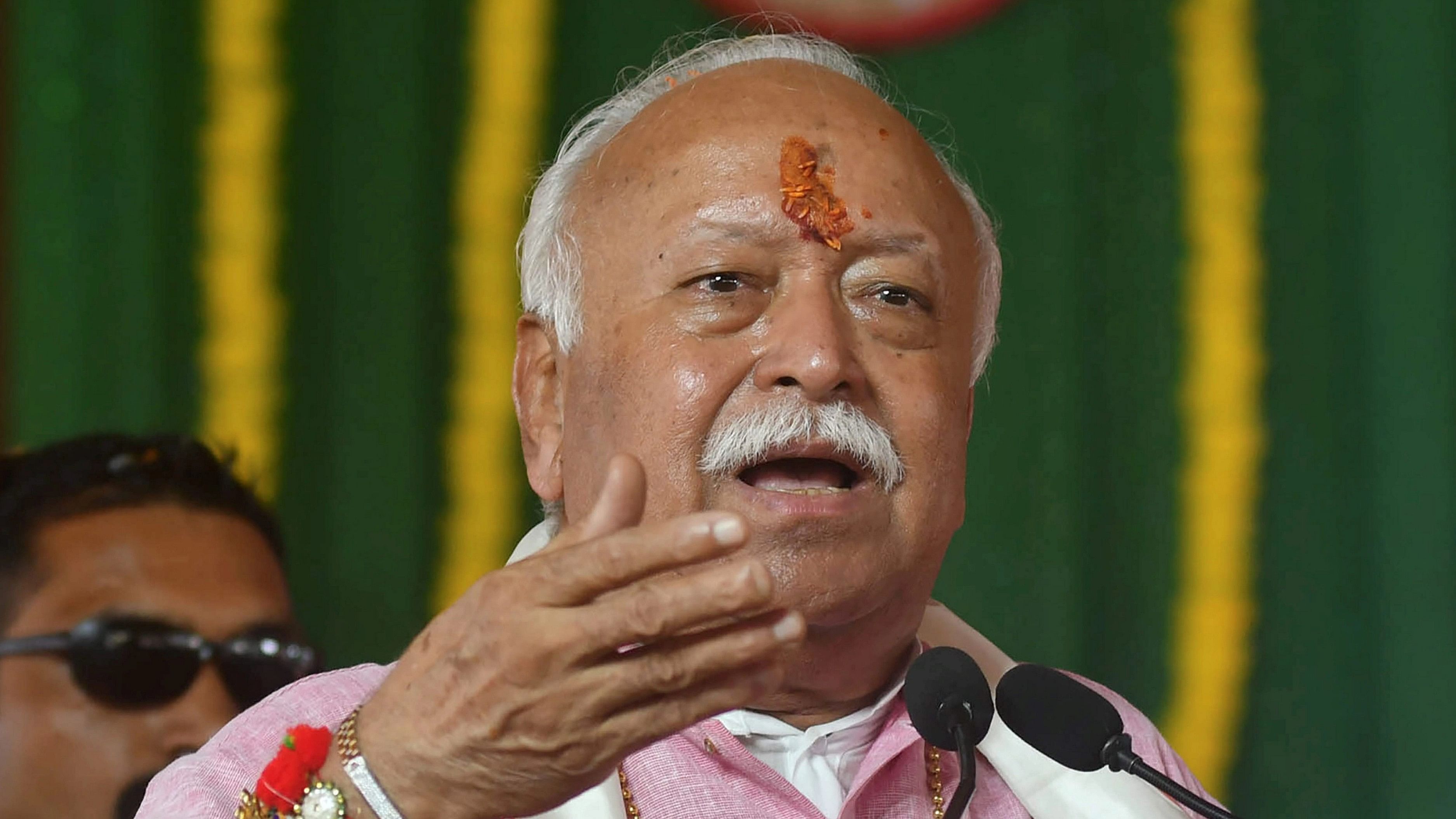 <div class="paragraphs"><p>Rashtriya Swayamsevak Sangh (RSS) chief Mohan Bhagwat.</p></div>