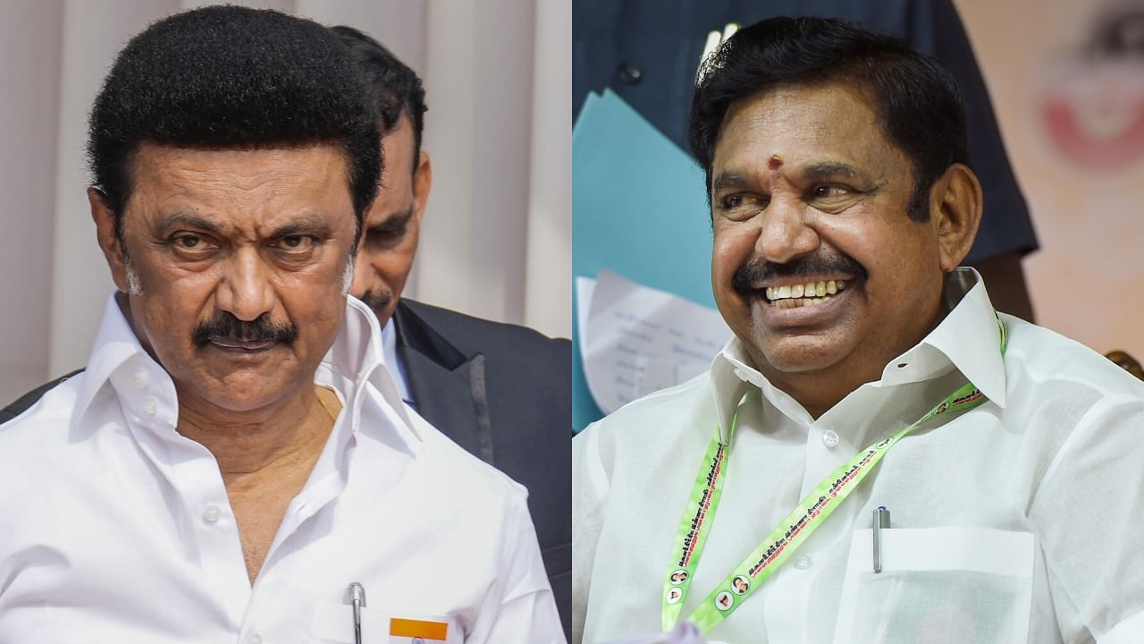 <div class="paragraphs"><p>Tamil Nadu Chief Minister M K Stalin (L) and&nbsp;AIADMK general secretary Edappadi K Palaniswami.</p></div>