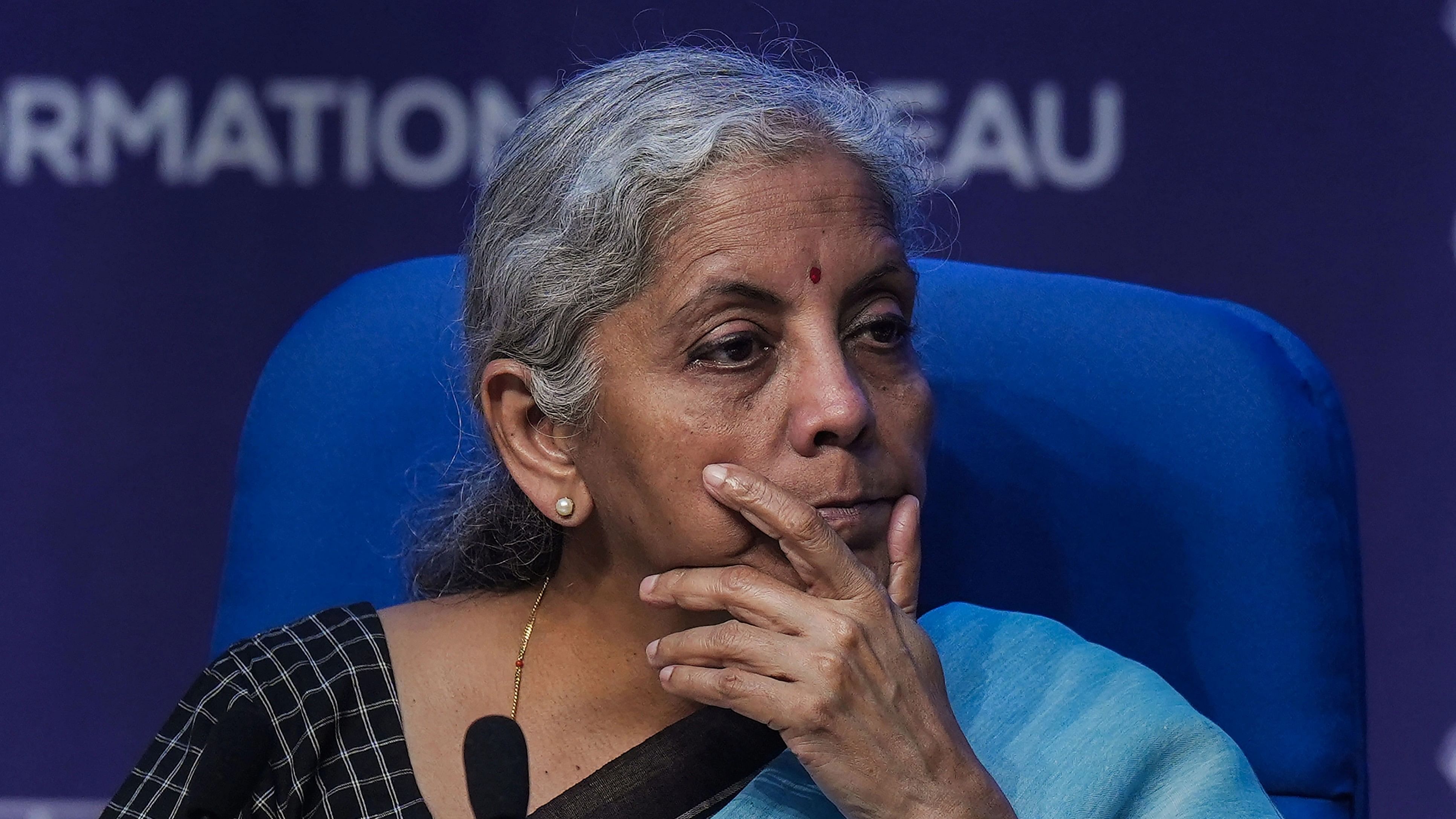 <div class="paragraphs"><p>Finance Minister Nirmala Sitharaman.</p></div>