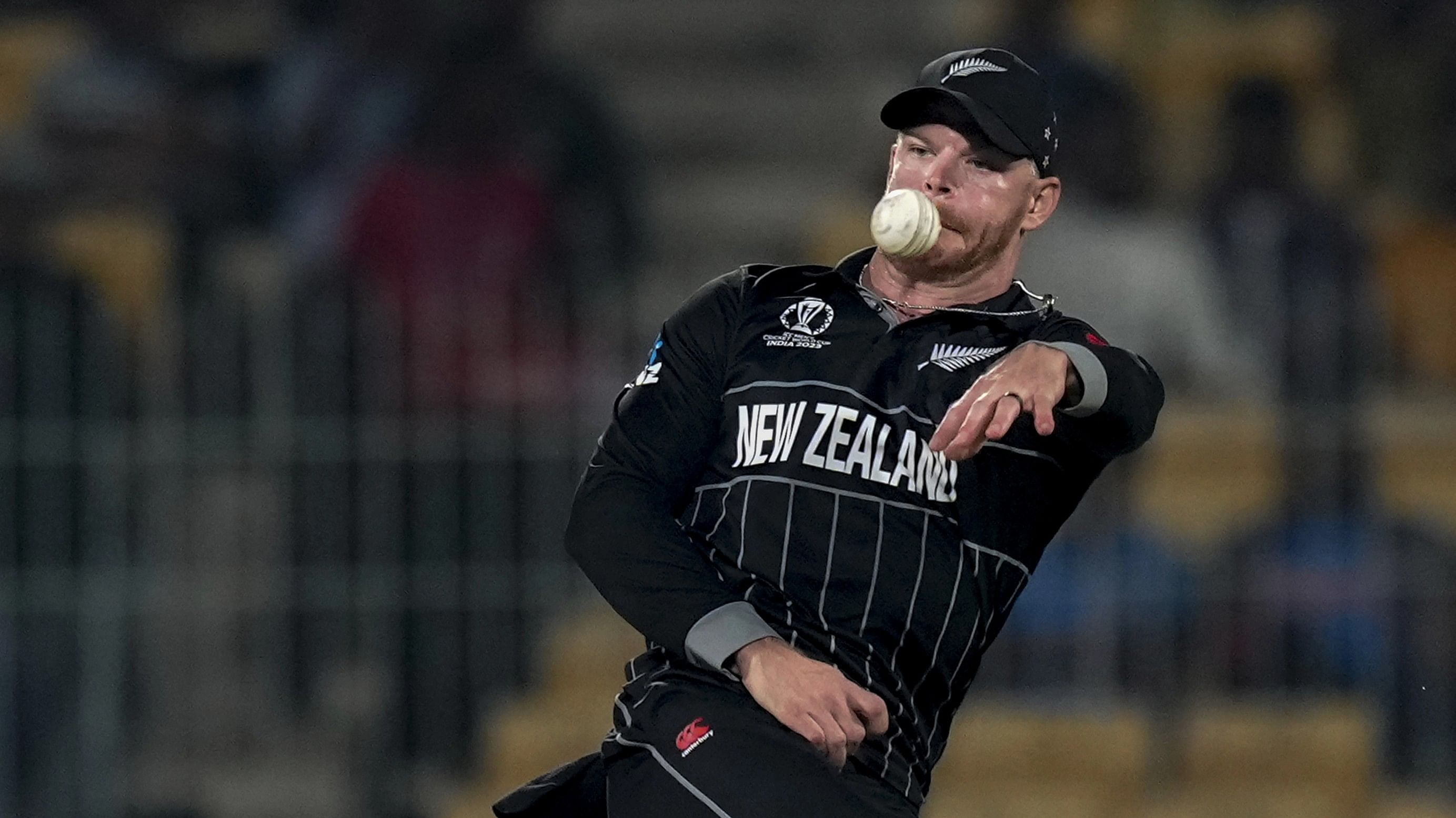 <div class="paragraphs"><p>New Zealand's Glenn Phillips in action during the ICC Men's Cricket World Cup 2023 match between New Zealand and Afghanistan, at M A Chidambaram Stadium, in Chennai.</p></div>