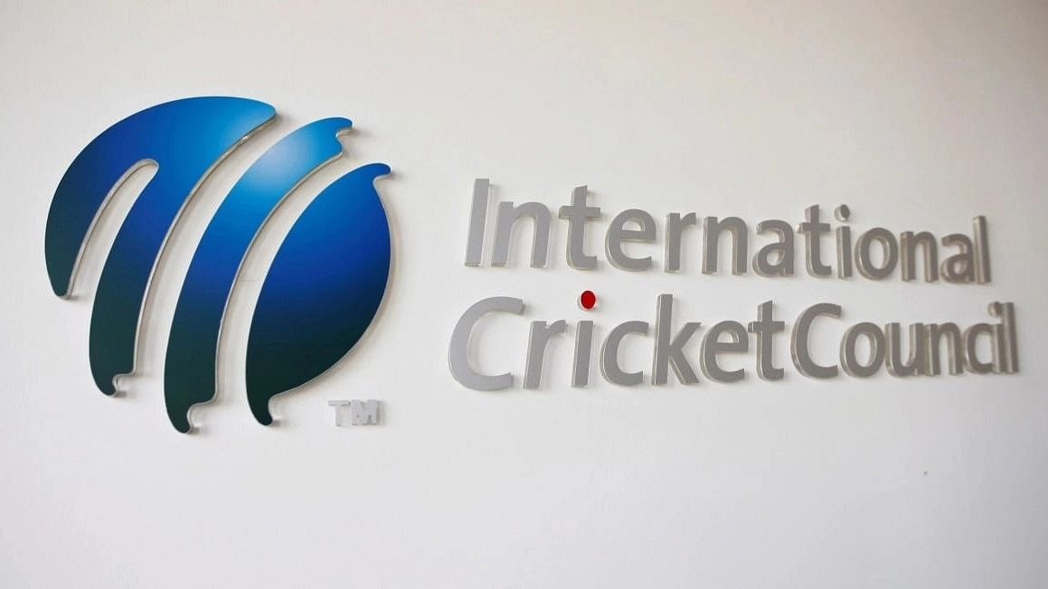 <div class="paragraphs"><p>The International Cricket Council (ICC) logo.  </p></div>