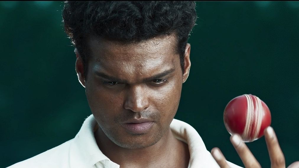 Madhur Mittal as Muralitharan in '800'.