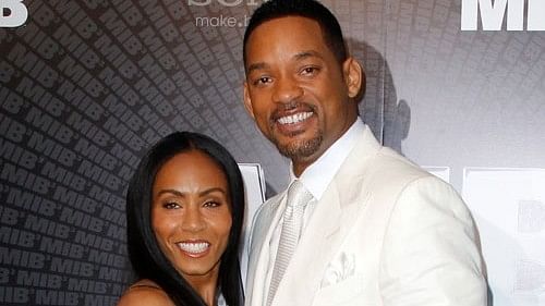 <div class="paragraphs"><p>Actor Will Smith  with Jada Pinkett Smith.</p></div>