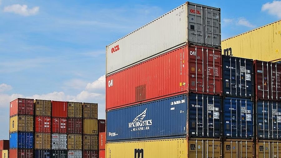 <div class="paragraphs"><p>Representative image of shipping container used for import and export.</p></div>