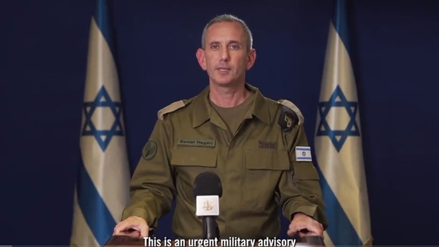 <div class="paragraphs"><p>IDF spokesperson&nbsp;Daniel Hagari.</p></div>