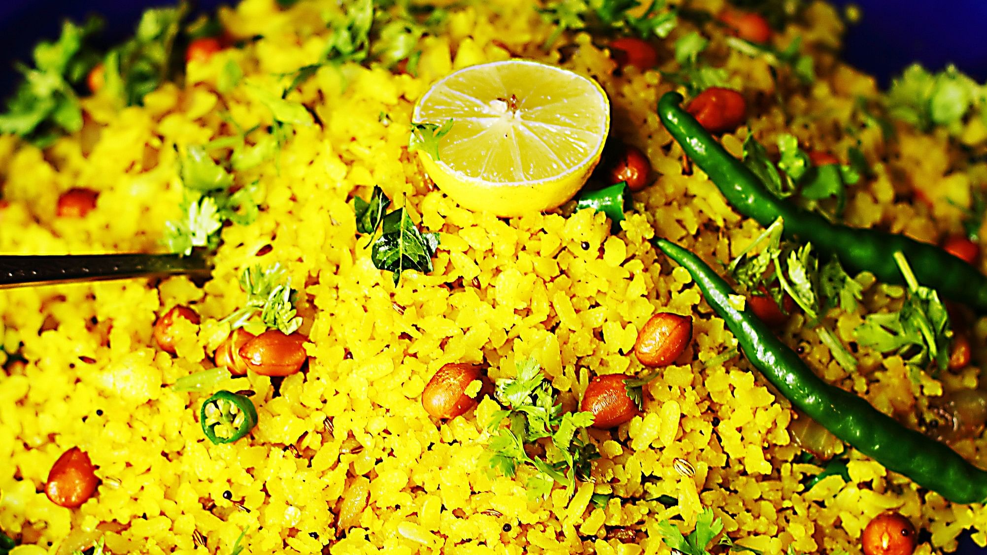 <div class="paragraphs"><p>Poha - an Indian snack popular as a breakfast item.</p></div>