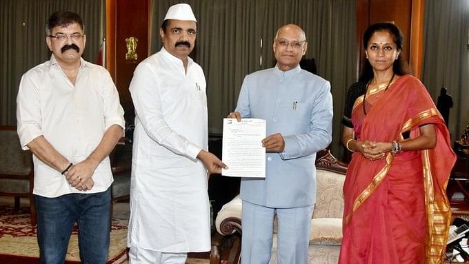 <div class="paragraphs"><p>The delegation comprised NCP working president Supriya Sule, state NCP chief Jayant Patil, and party leader Jitendra Awhad.</p></div>