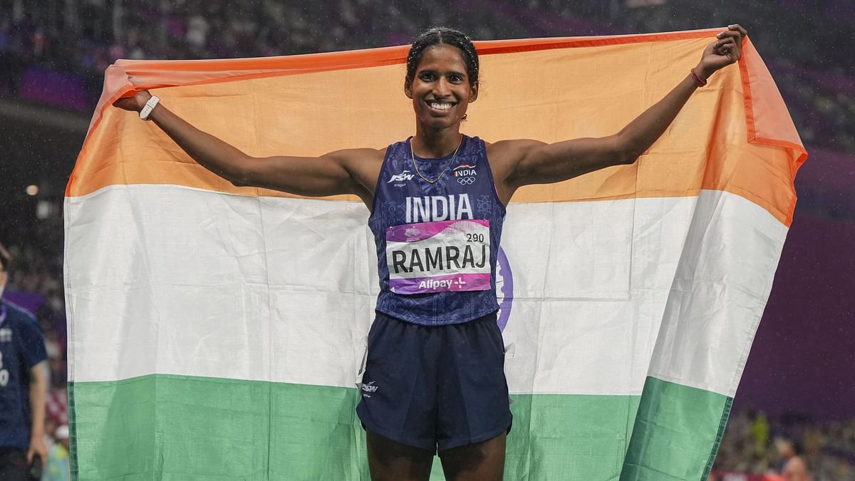India's Vithya Ramraj wins bronze in women's 400m hurdles