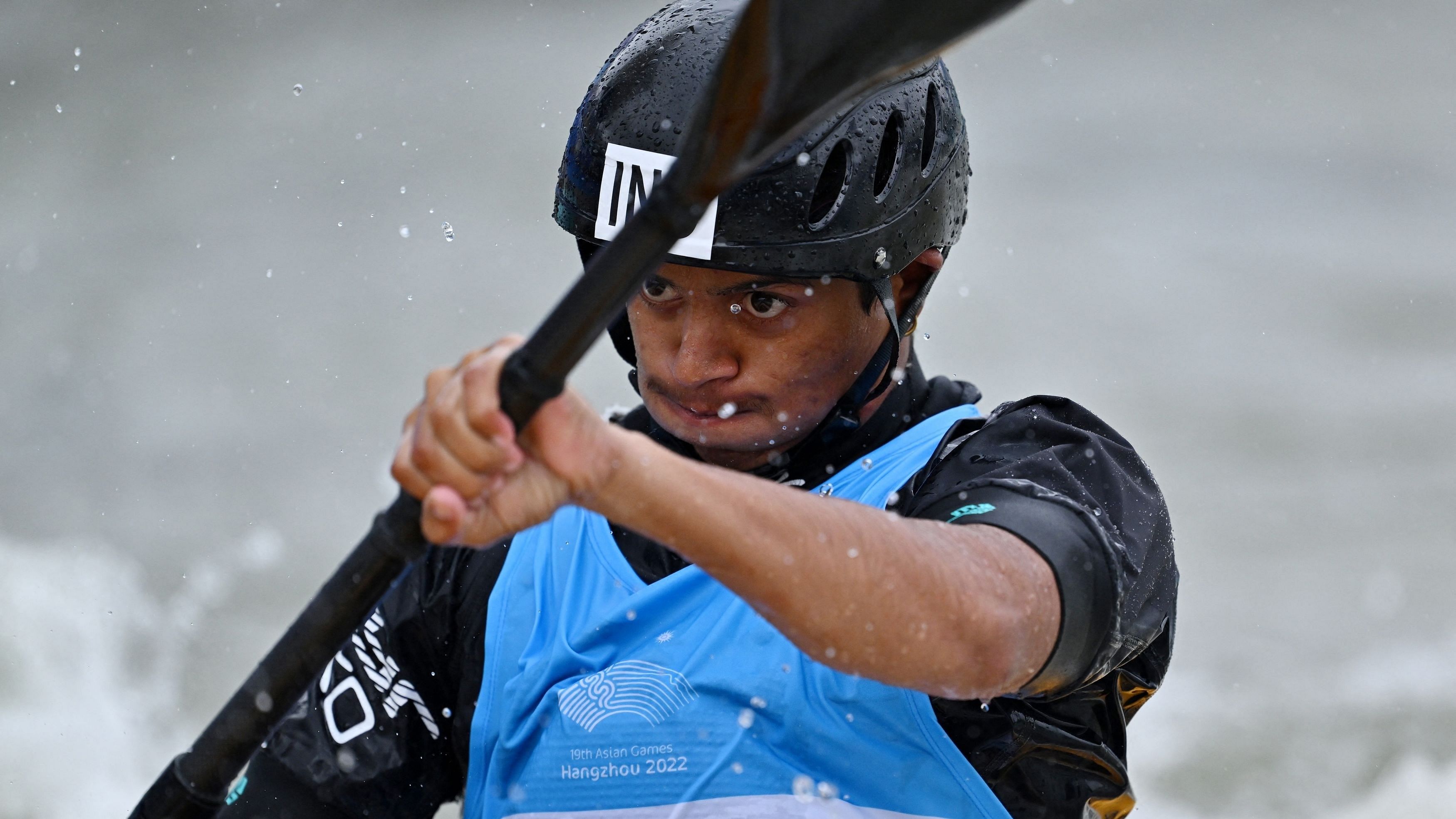 <div class="paragraphs"><p>India's Hitesh Kewat in action during the Men's Kayak Semifinal </p></div>