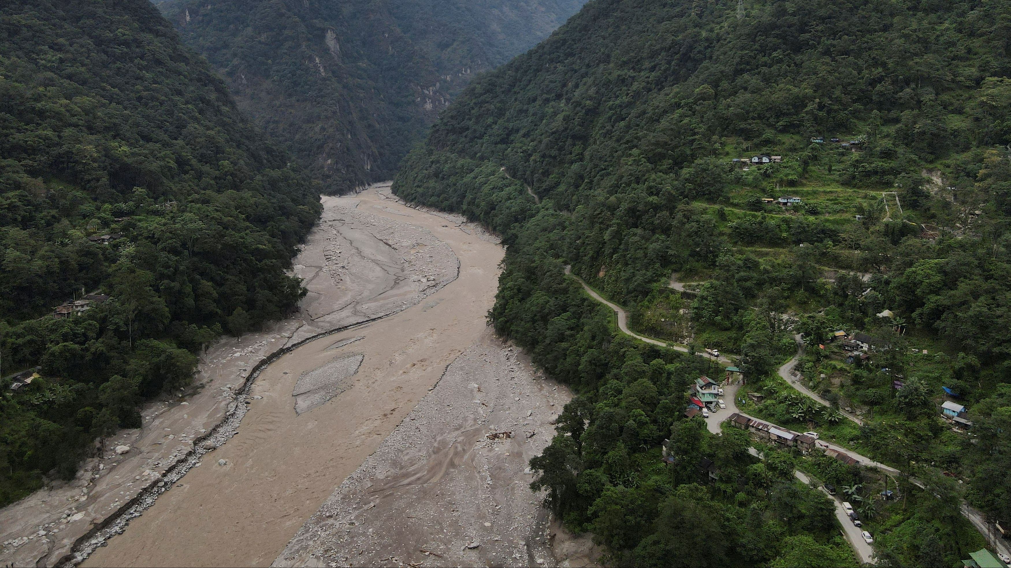 <div class="paragraphs"><p>A drone view of Teesta river at Sangkalang, Sikkim.</p></div>