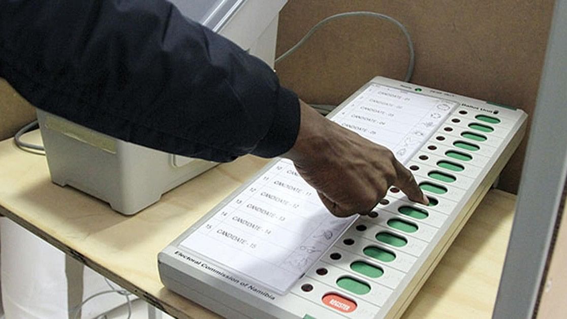 <div class="paragraphs"><p>Representative image of a person voting through EVM.</p></div>