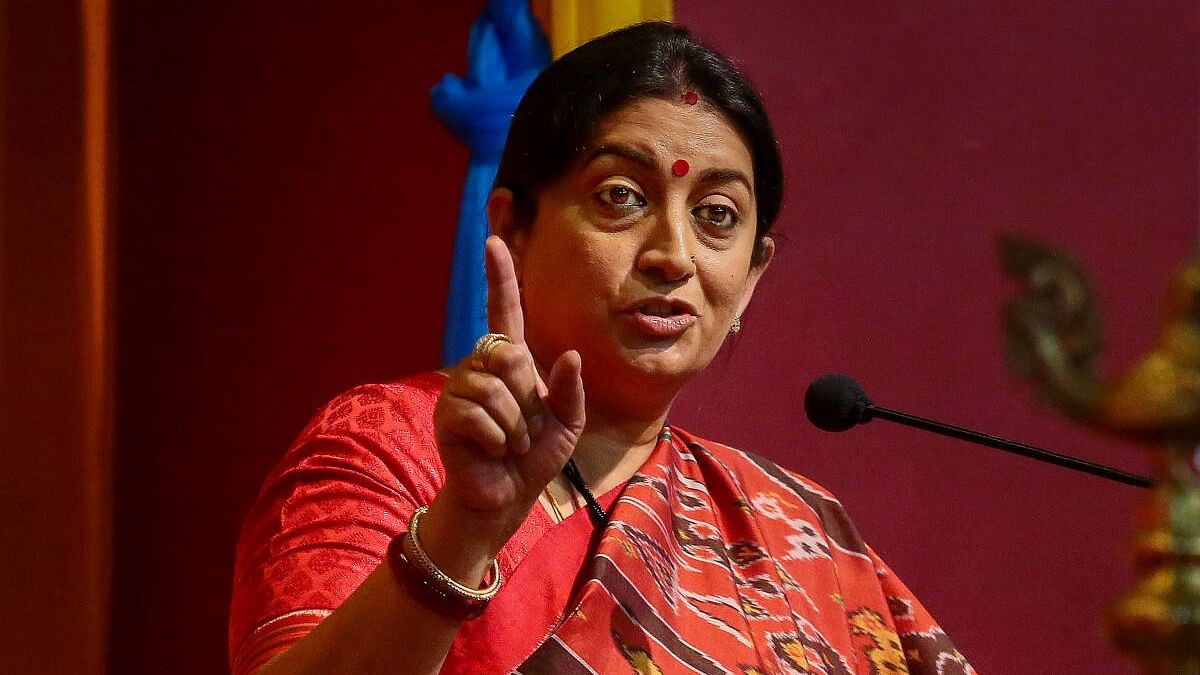 <div class="paragraphs"><p>Union Minister for Women and Child Development Smriti Irani</p></div>