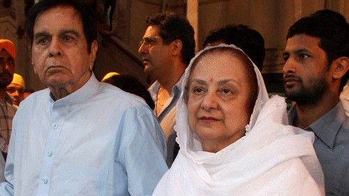 <div class="paragraphs"><p>File photo of late Dilip Kumar with Saira Banu. </p></div>