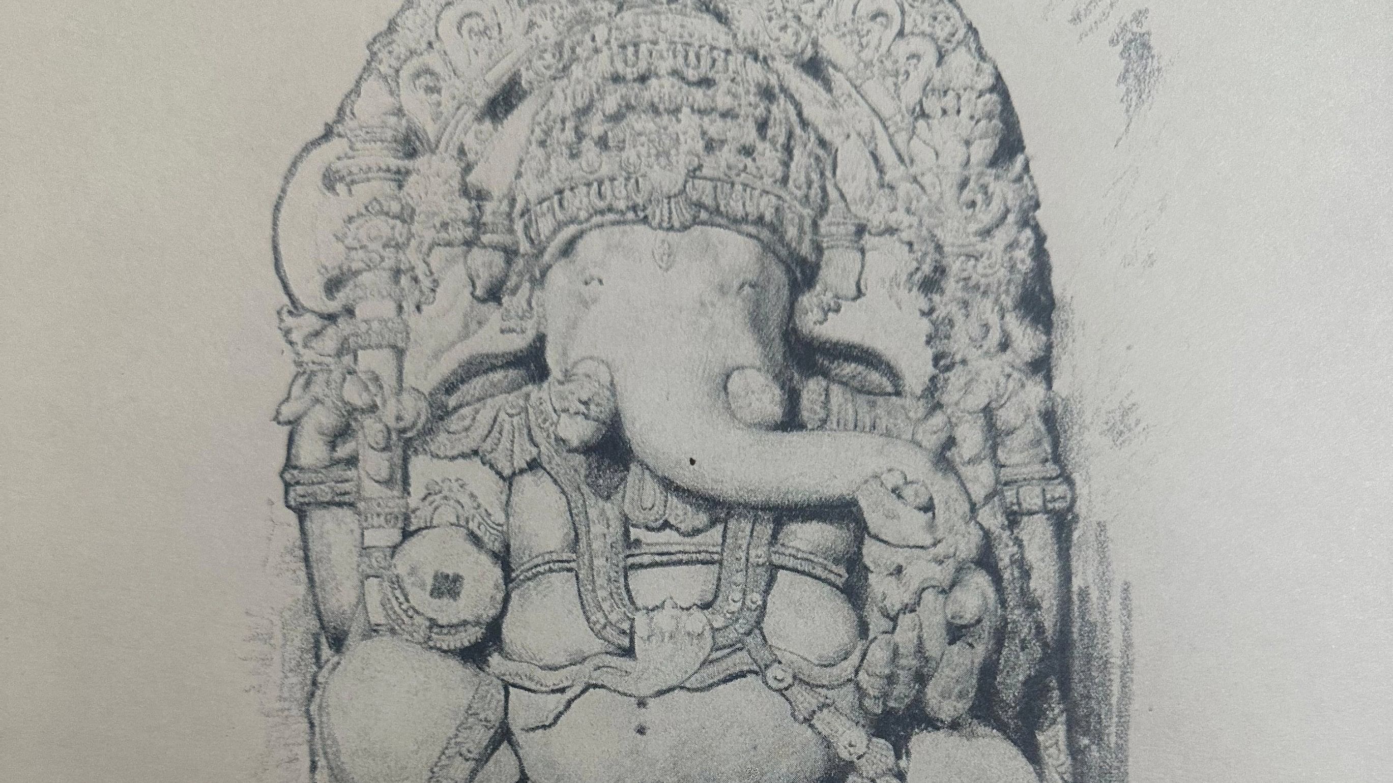 <div class="paragraphs"><p>Rock-hewn idol of Ganapathi.&nbsp;</p></div>