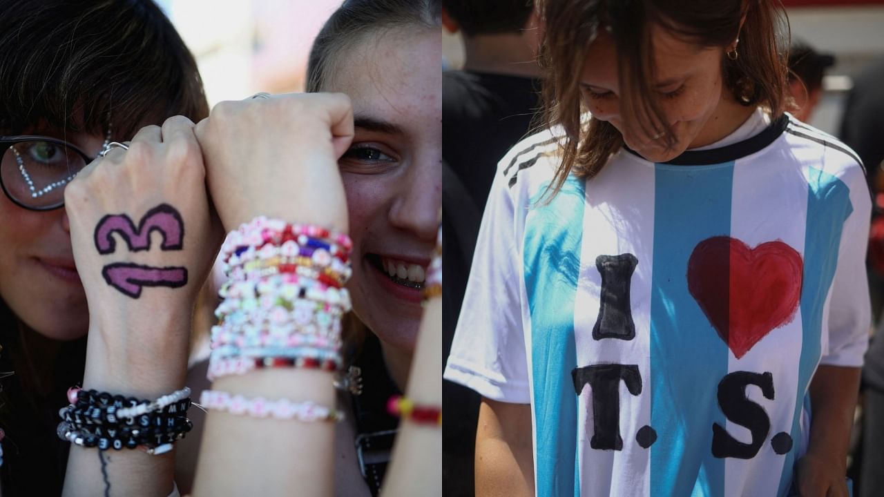 <div class="paragraphs"><p>'Everyone in the country knows her, and everyone knows about this show,' Renata Schyfys, 15, said at Thursday's show, wearing at least 6 inches of friendship bracelets, which have become a badge of Swiftie fandom.</p></div>