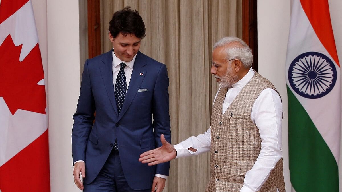 <div class="paragraphs"><p>File photo of Indian PM Narendra Modi with his Canadian counterpart Justin Trudeau.&nbsp;</p></div>