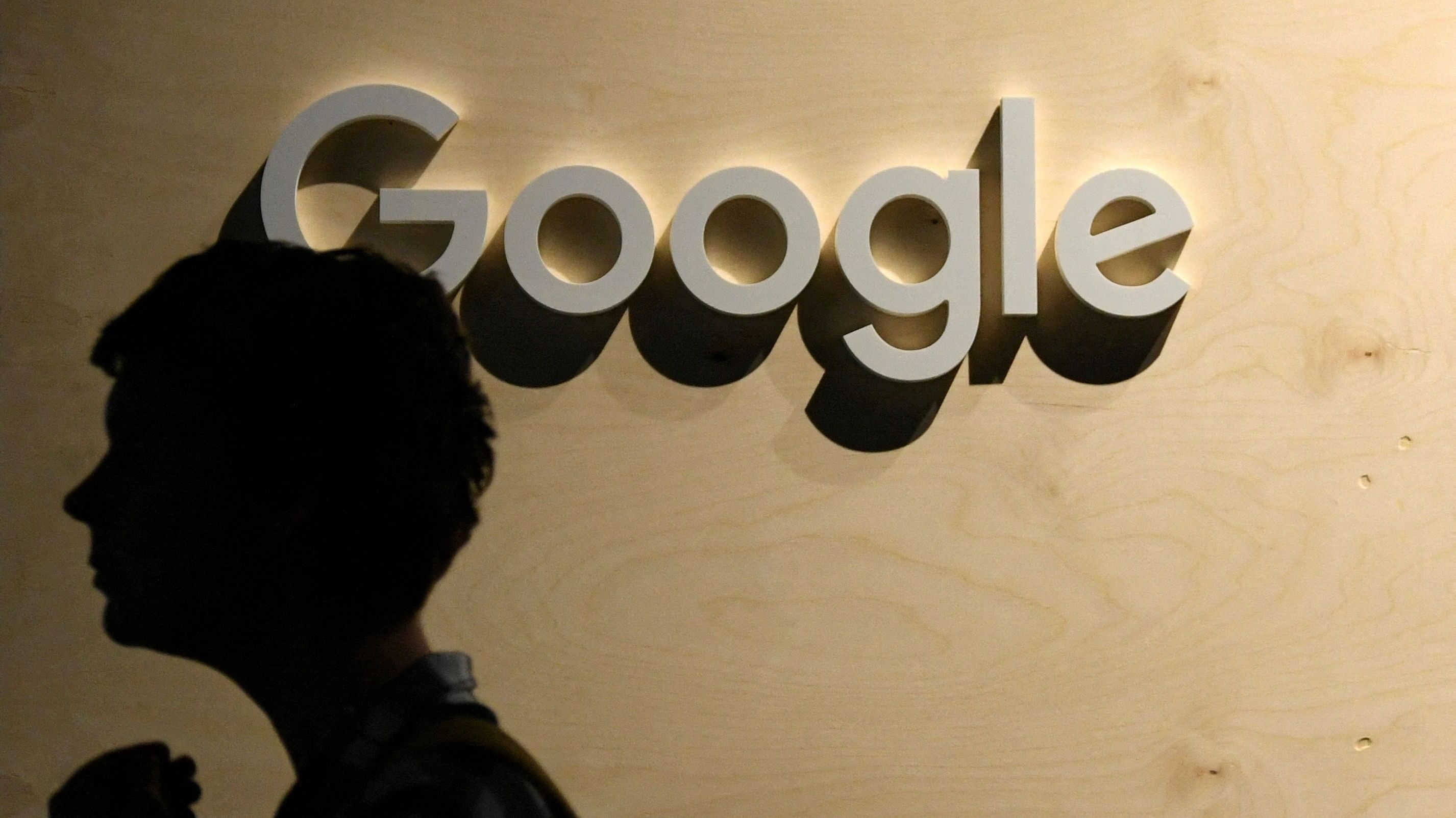 <div class="paragraphs"><p>File Photo: A woman passes the logo from the web search engine provider Google during the digital society festival 're:publica', at the Arena Berlin in Berlin, Germany.</p></div>