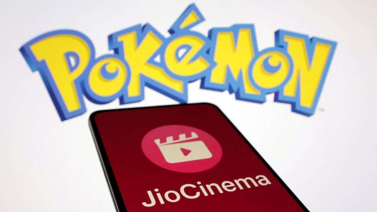 <div class="paragraphs"><p>The Pokemon and JioCinema logos.</p></div>