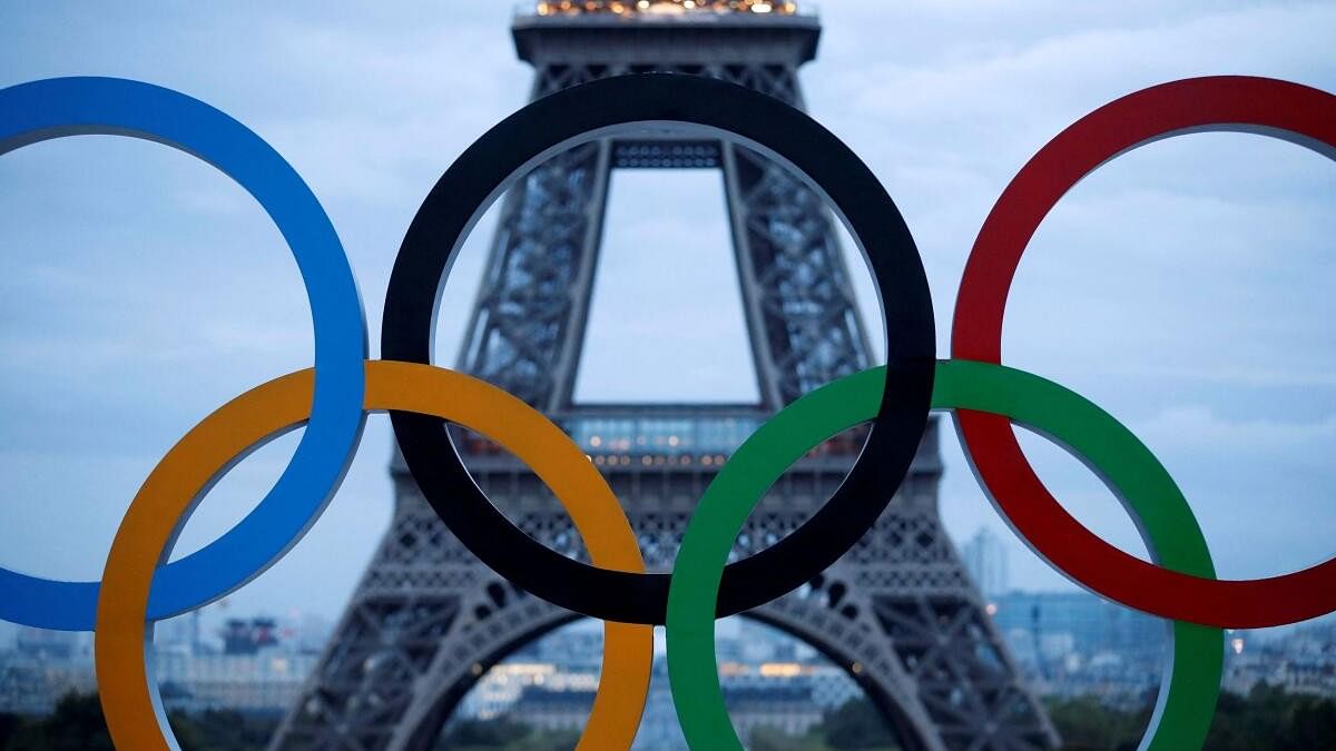 <div class="paragraphs"><p>Olympic rings to celebrate the IOC official announcement that Paris won the 2024 Olympic bid.&nbsp;</p></div>