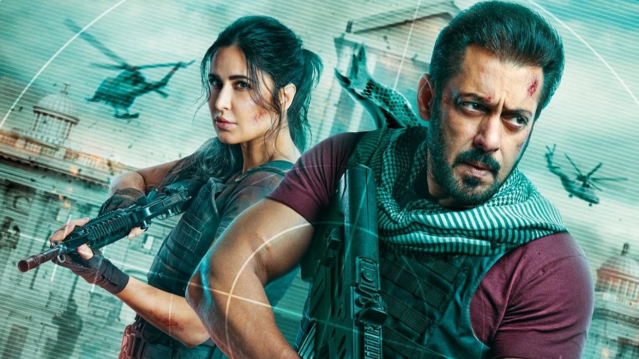 <div class="paragraphs"><p>Katrina Kaif and Salman Khan on the poster of <em>Tiger 3.</em></p></div>