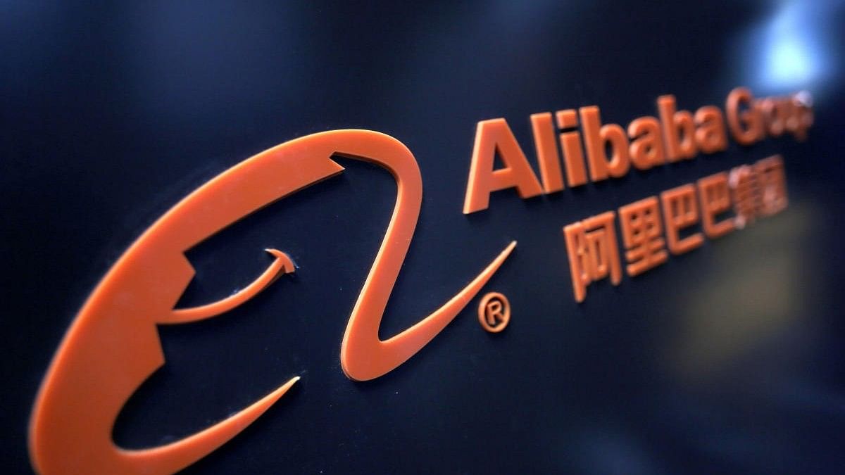<div class="paragraphs"><p>The Alibaba logo is seen in a photo. </p></div>