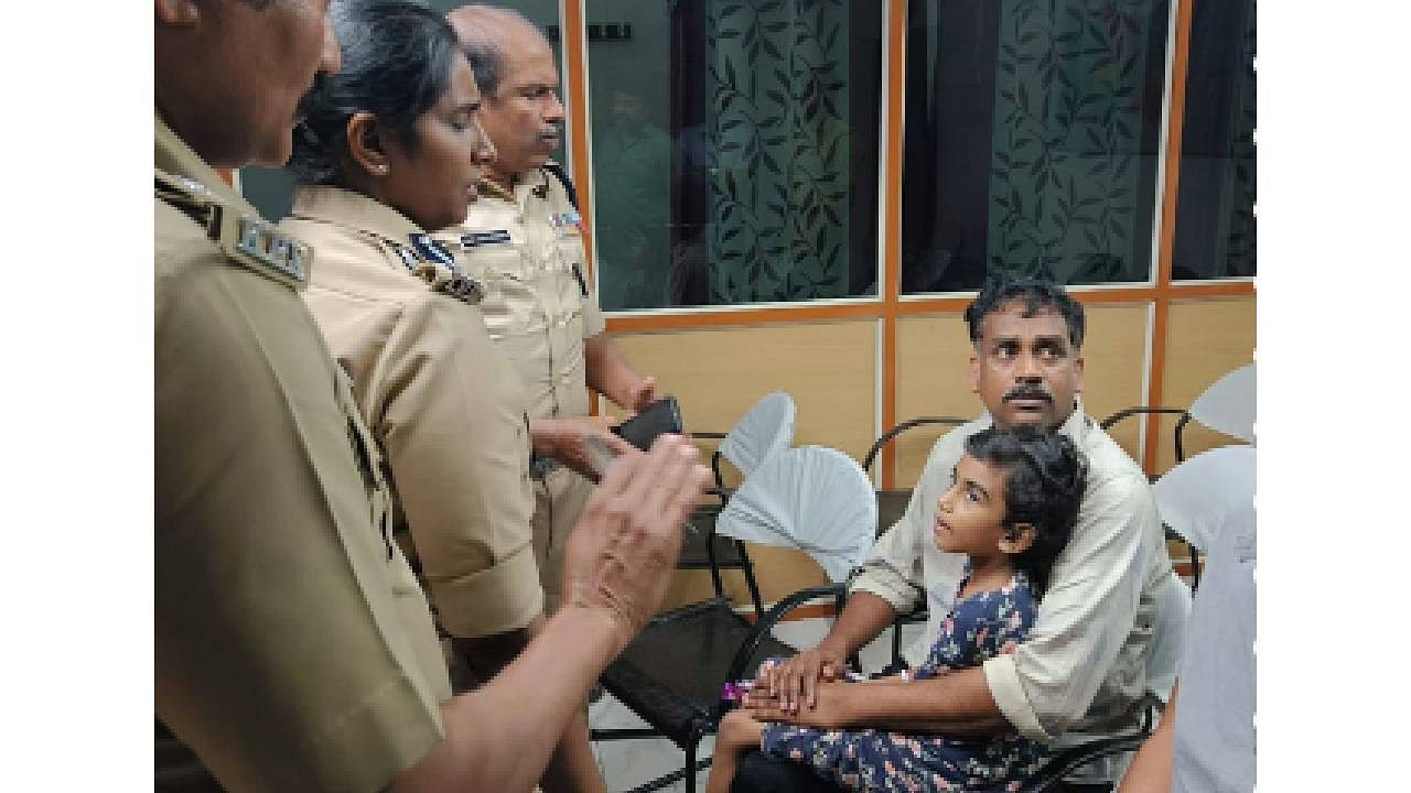 <div class="paragraphs"><p>The child after she was rescued by the Kerala Police.&nbsp;</p></div>