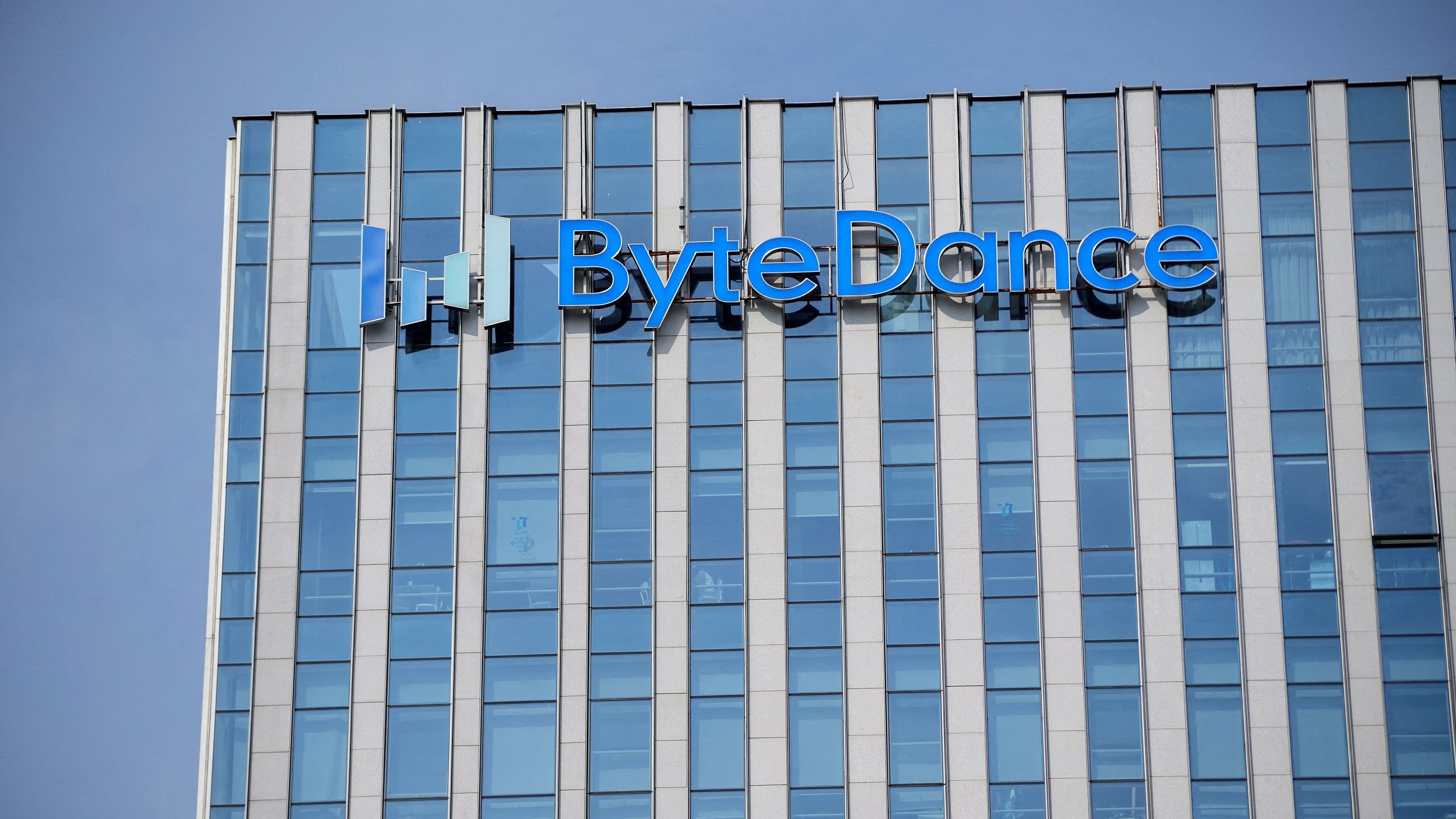 <div class="paragraphs"><p>File Photo: The ByteDance logo is seen at one of the company's office buildings in Shanghai.</p></div>
