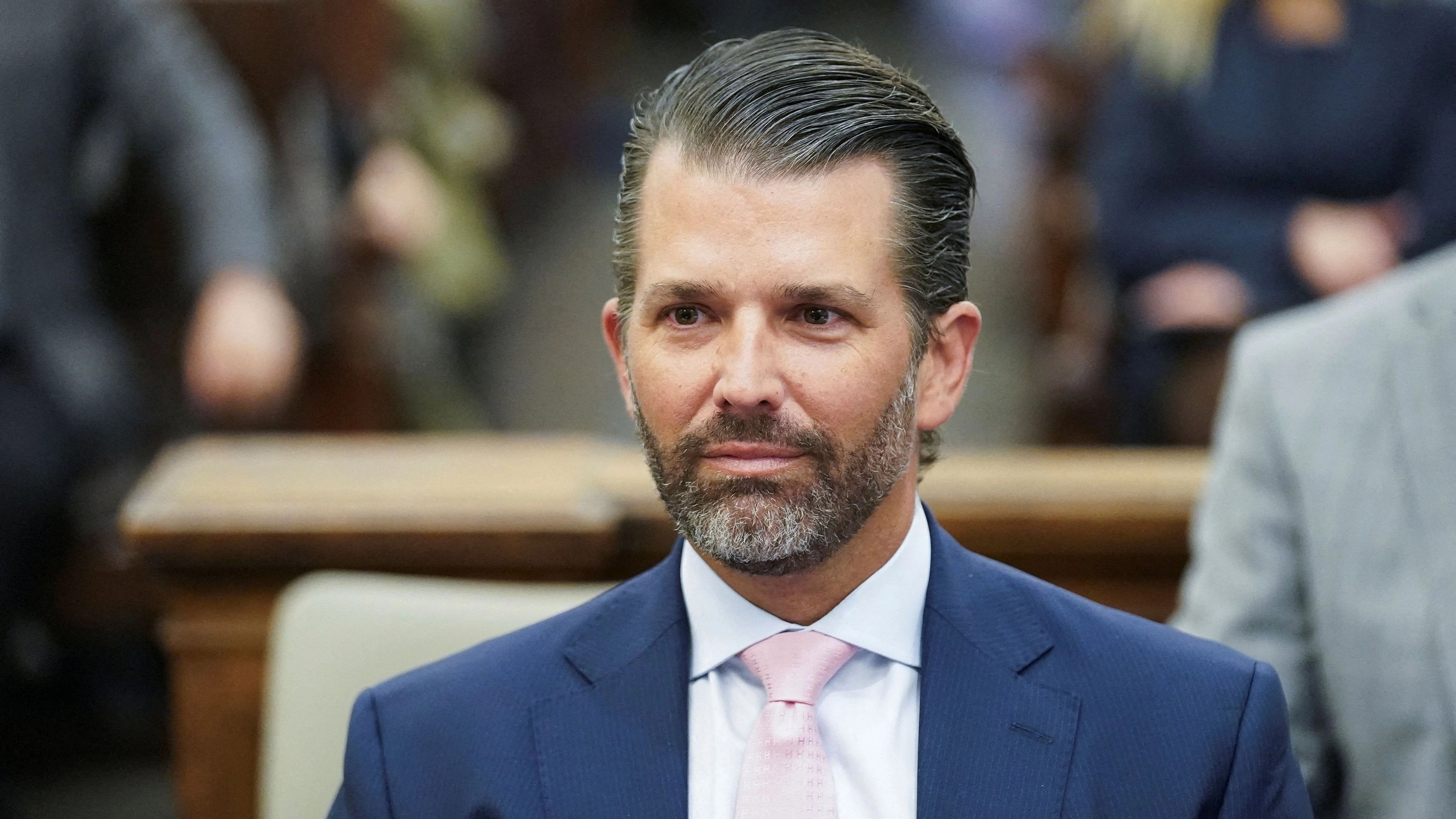 <div class="paragraphs"><p>Former US President Donald Trump's son and co-defendant, Donald Trump Jr.</p></div>