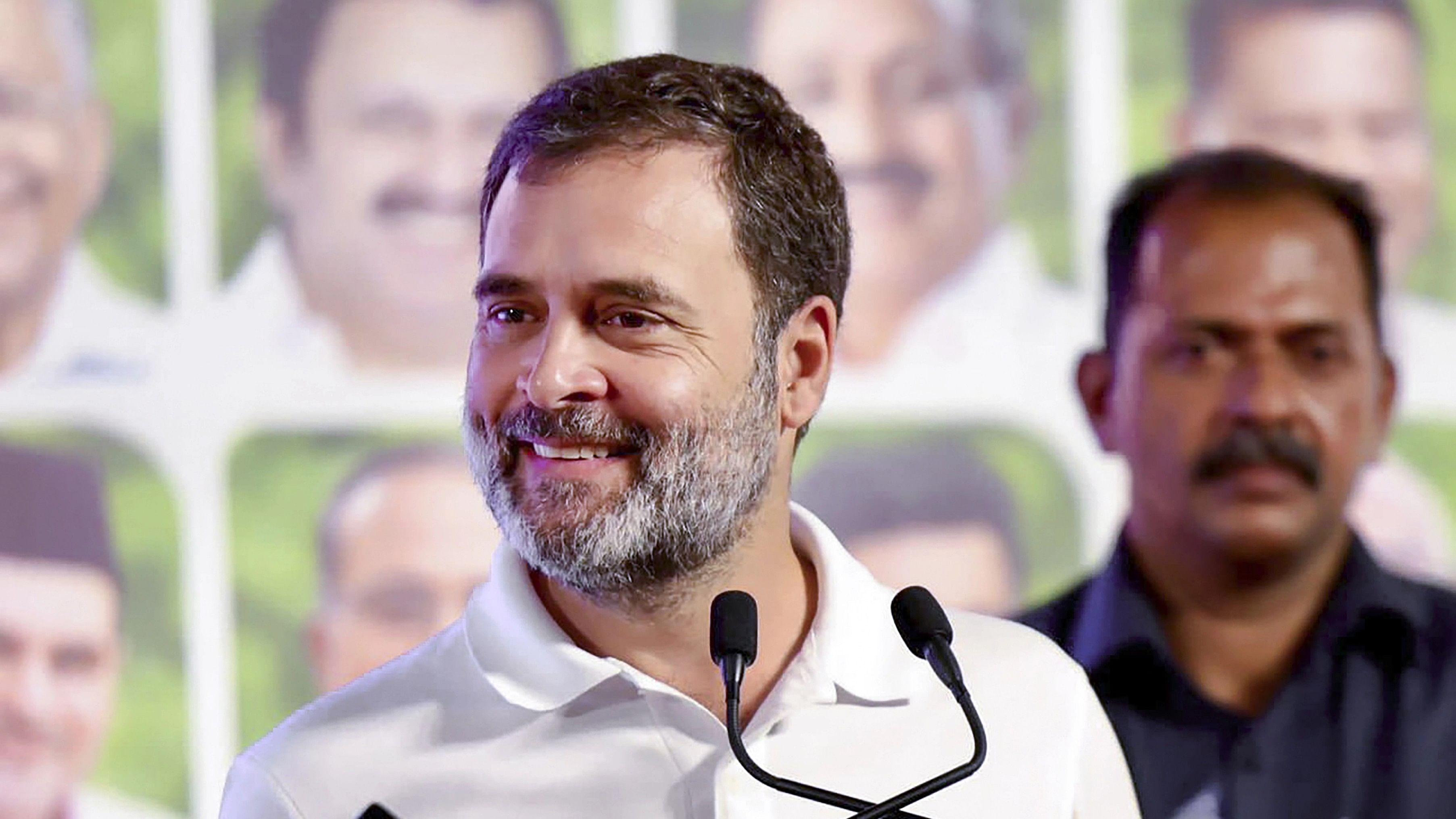 <div class="paragraphs"><p> Kozhikode: Congress leader Rahul Gandhi speaks during a book release event, in Kozhikode, Wednesday, November 29, 2023. </p></div>