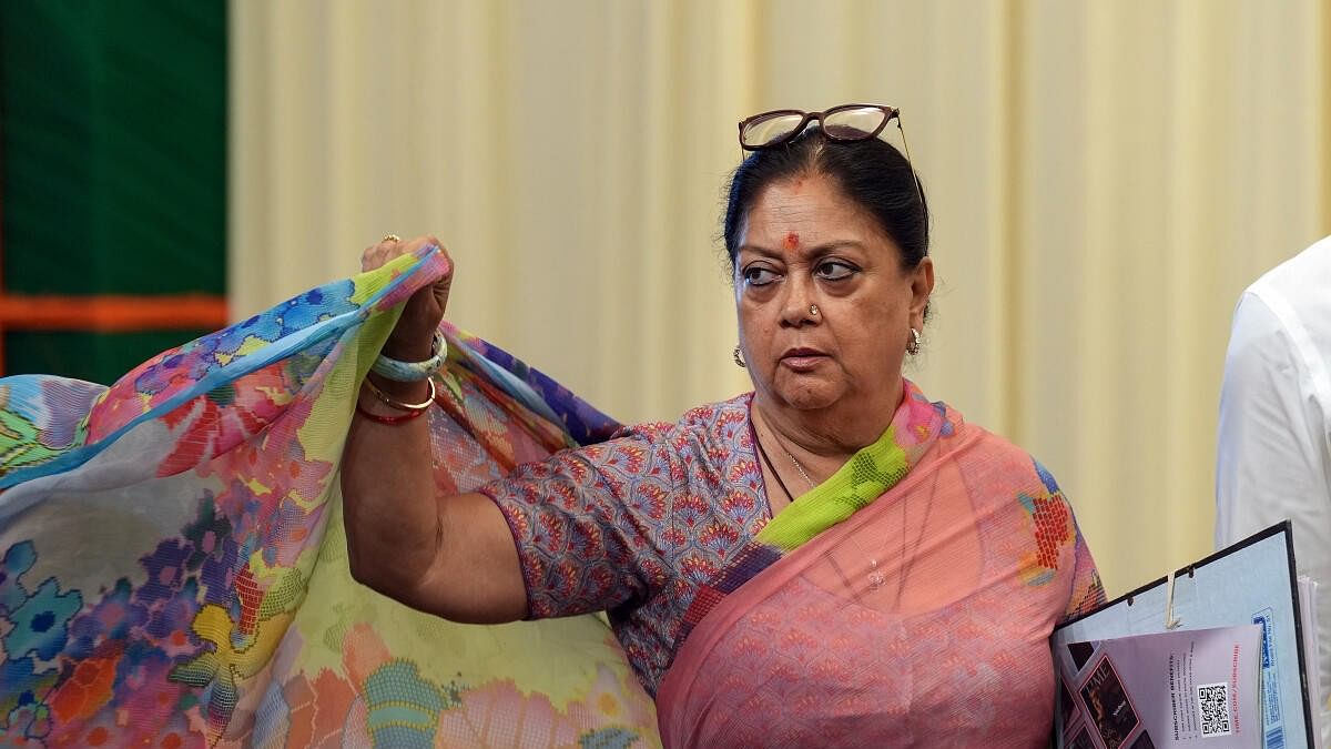 <div class="paragraphs"><p>BJP National Vice President Vasundhara Raje.</p></div>