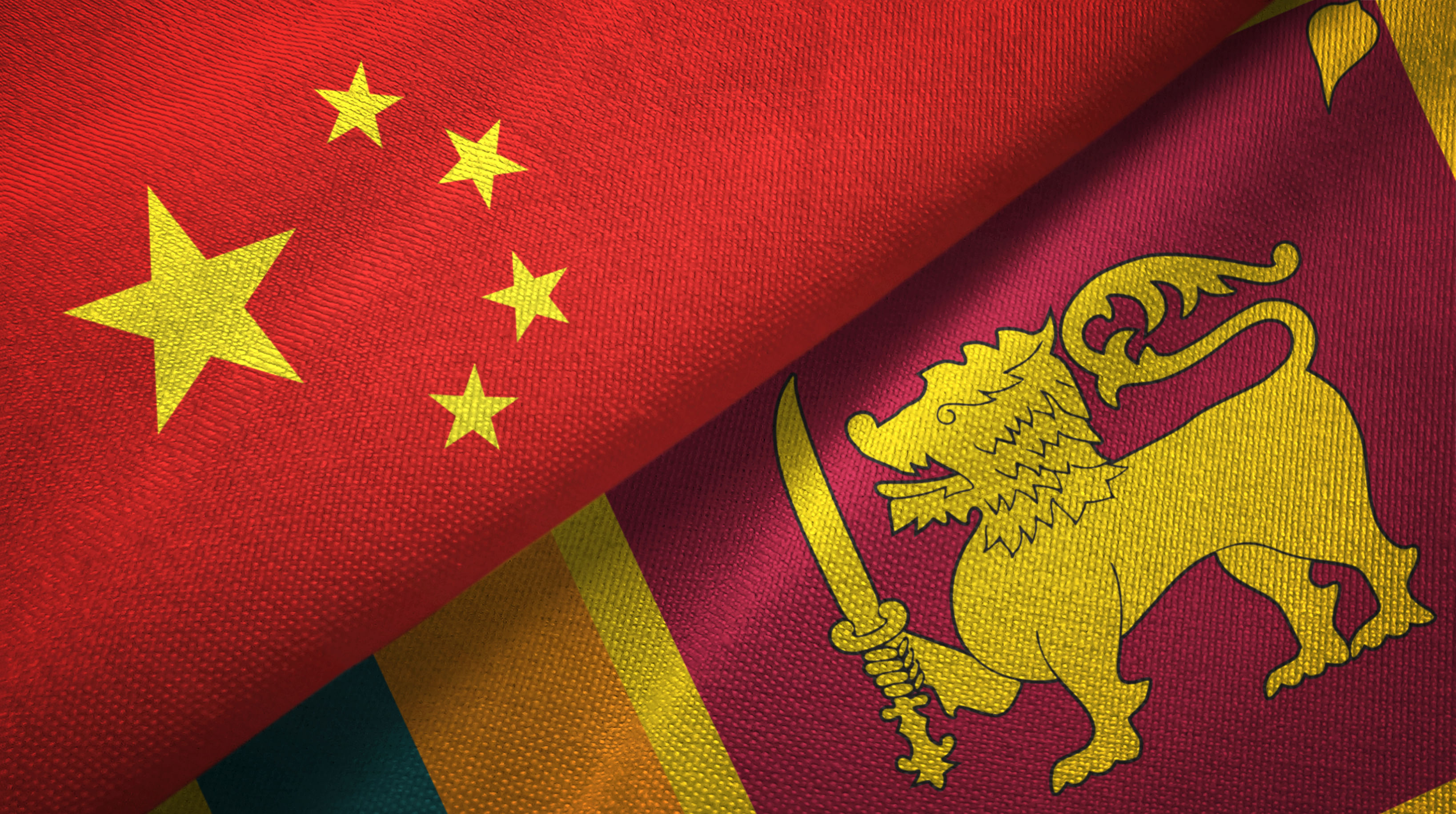 <div class="paragraphs"><p>National flags of China and Sri Lanka.</p></div>