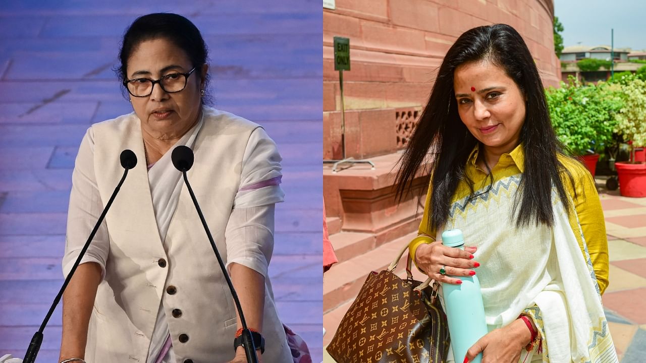 <div class="paragraphs"><p>West Bengal Chief Minister Mamata Banerjee (L) and TMC MP Mahua Moitra (R).</p></div>