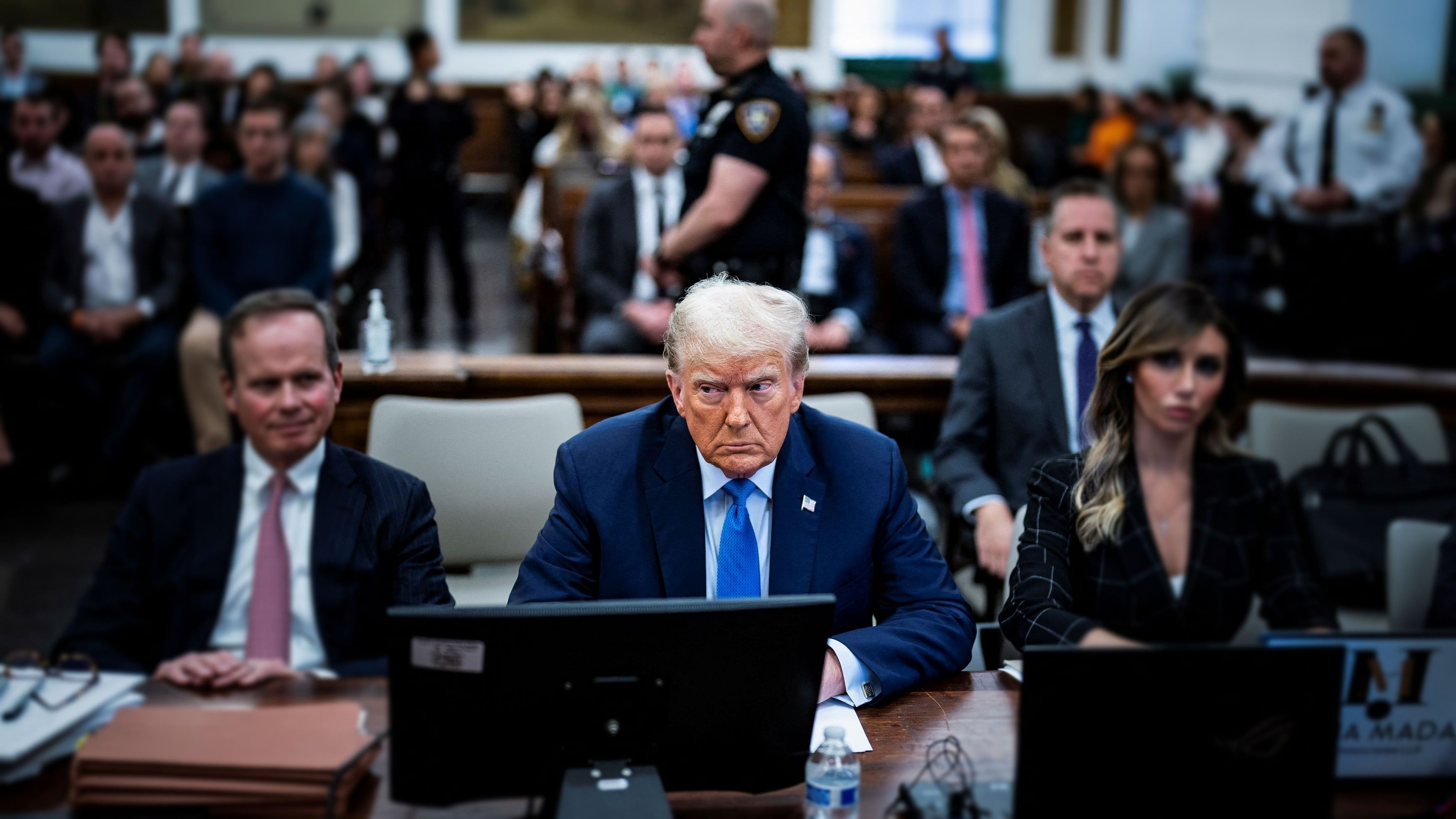 <div class="paragraphs"><p>Former US President Donald Trump attends the Trump Organization civil fraud trial, in New York State Supreme Court in the Manhattan borough of New York City, US</p></div>