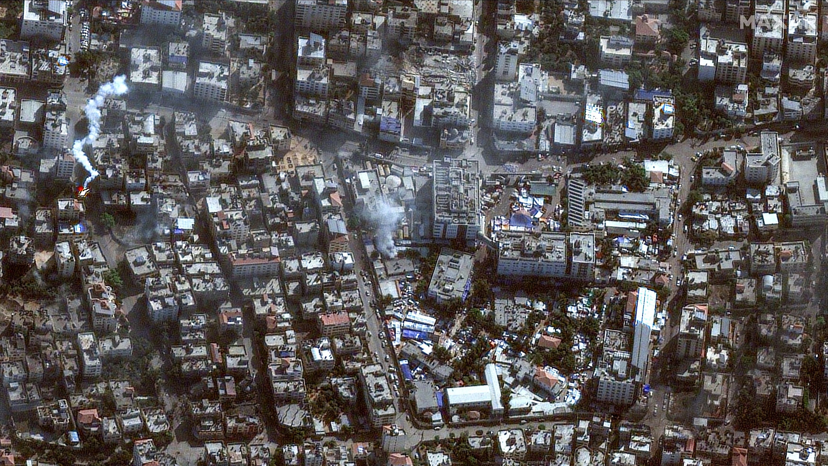 <div class="paragraphs"><p>A satellite image shows Al-Shifa hospital, amid the ongoing conflict between Israel and the Palestinian Islamist group Hamas, in Gaza.</p></div>