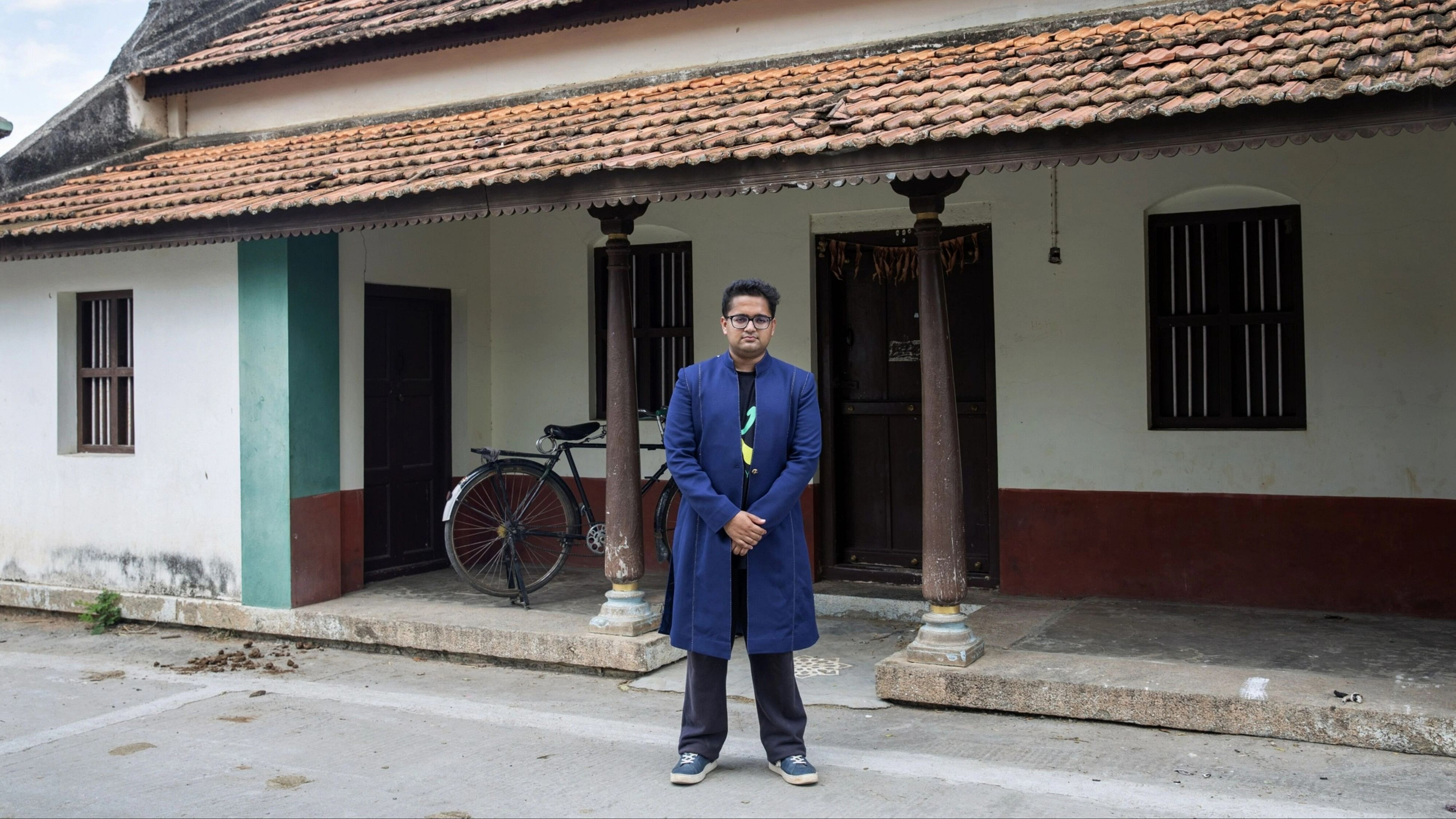 <div class="paragraphs"><p>Karya Inc co-founder Manu Chopra in rural Karnataka, India, on September 25.</p><p></p></div>