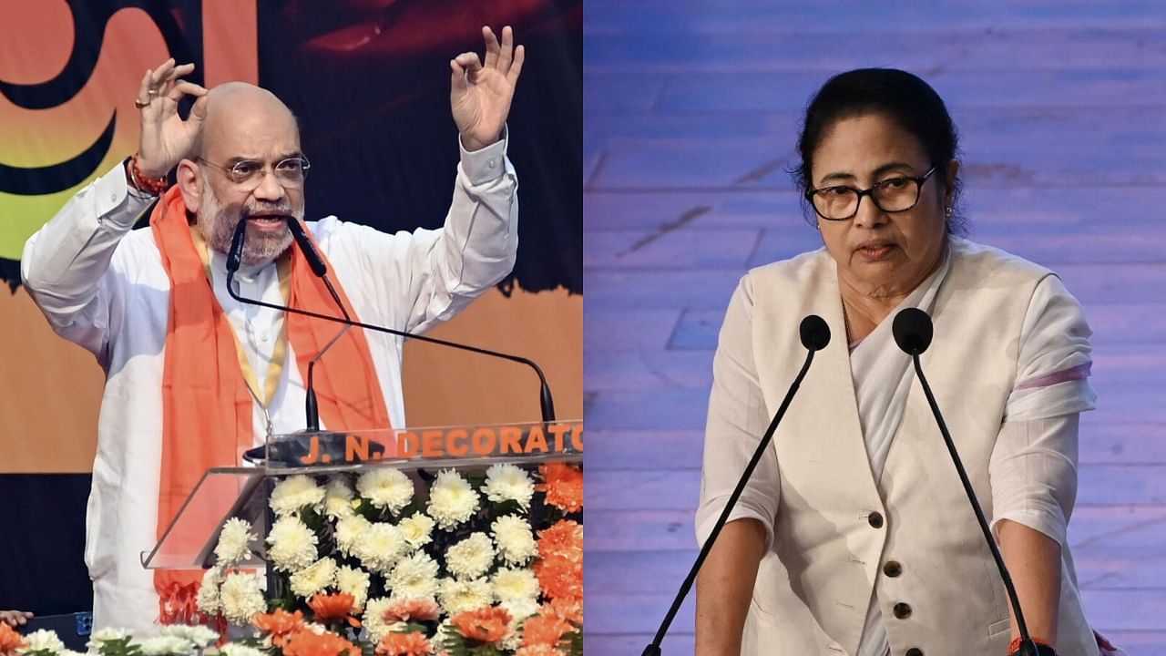 <div class="paragraphs"><p>Amit Shah; Mamata Banerjee.</p></div>