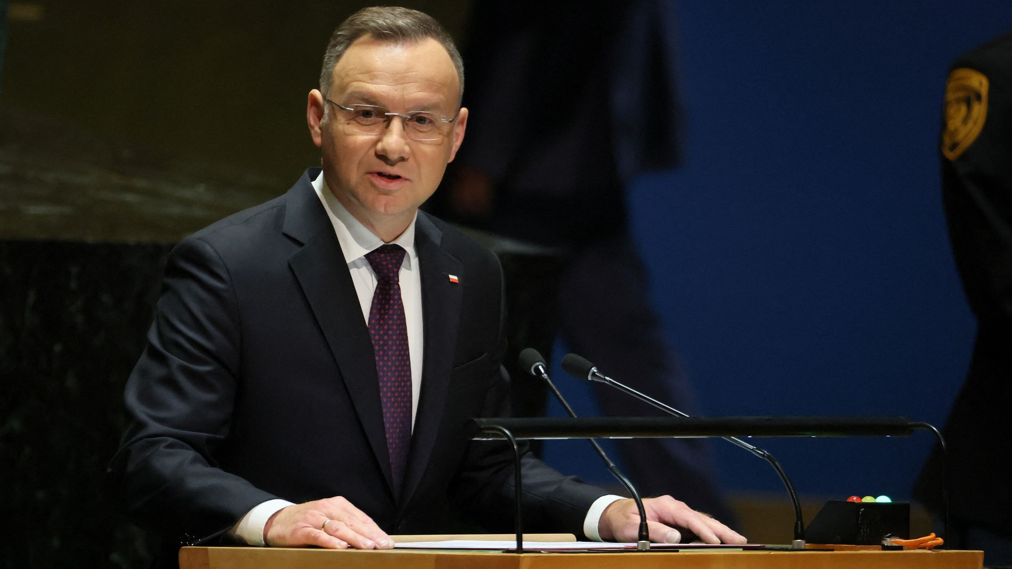 <div class="paragraphs"><p>Poland's President Andrzej Duda.</p></div>