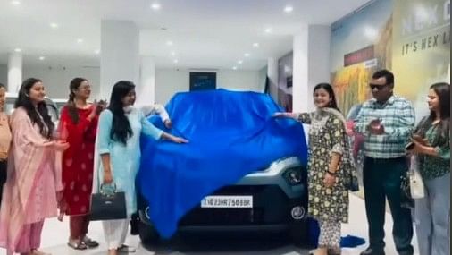 <div class="paragraphs"><p>In a video posted on his LinkedIn account, employees of the company are seen revealing their brand new cars.&nbsp;</p></div>