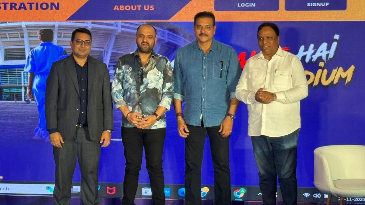 <div class="paragraphs"><p>Former Indian cricketer Ravi Shastri at the launch of&nbsp;Indian Street Premier League.</p></div>