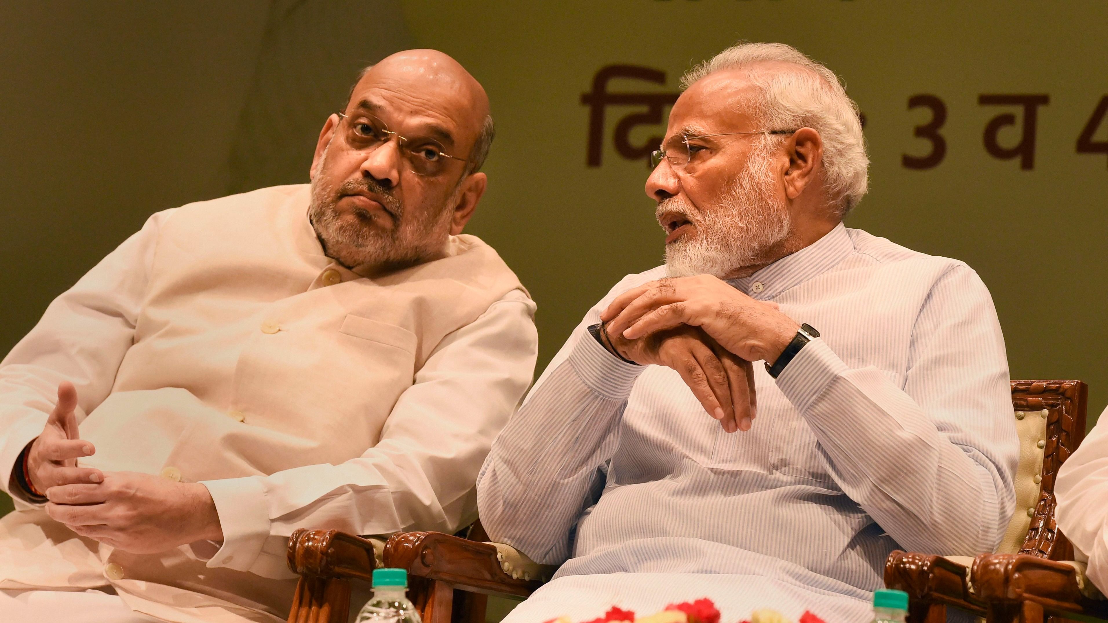 <div class="paragraphs"><p>Prime Minister Narendra Modi and Home Minister Amit Shah.</p></div>